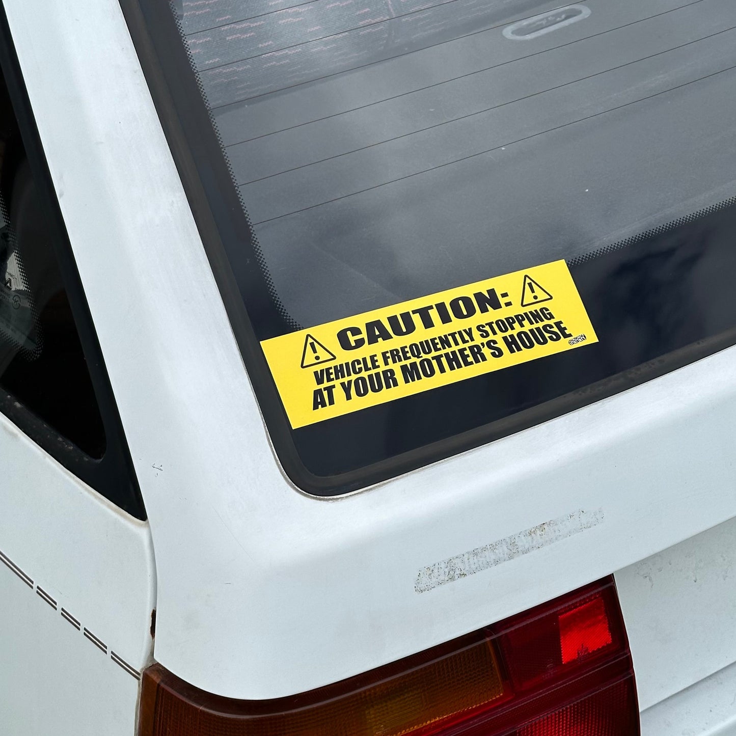 CAUTION Slap Sticker