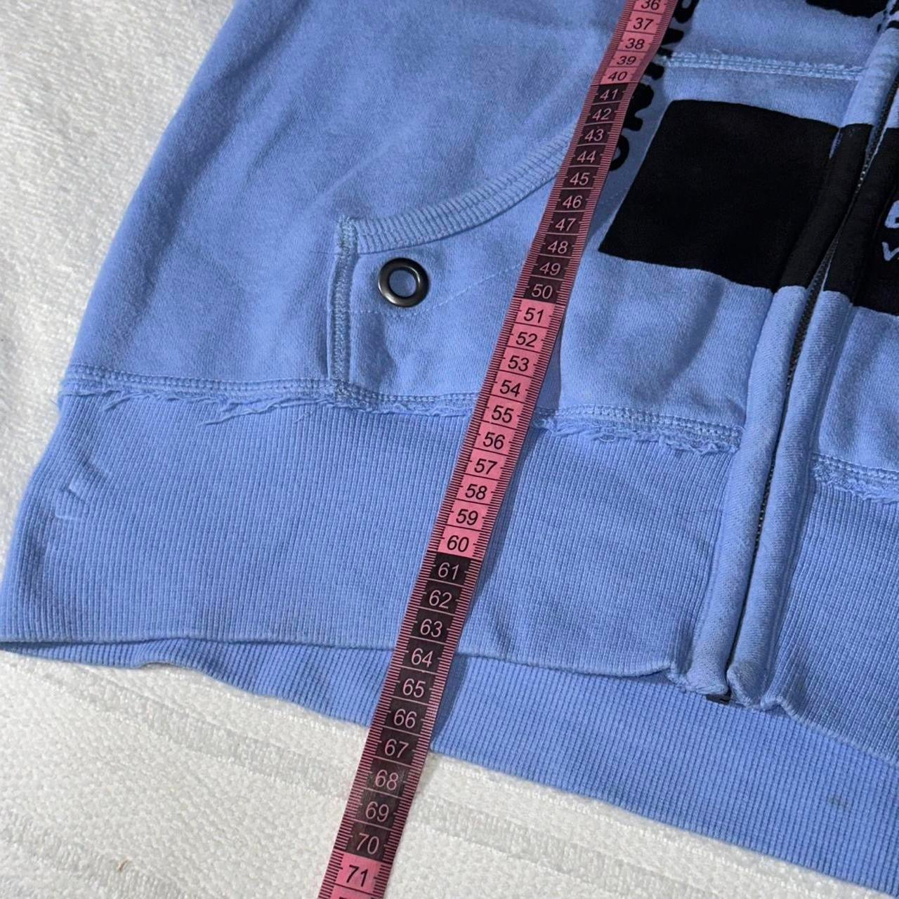 SMOKING CAUSES SWAG Zip-Up Hoodie Periwinkle