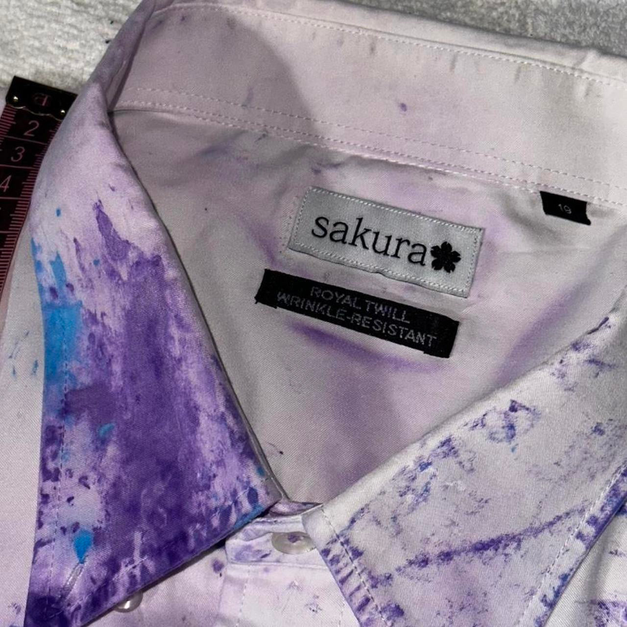 SMOKING CAUSES SWAG Paint Splatter / Patch Button Up
