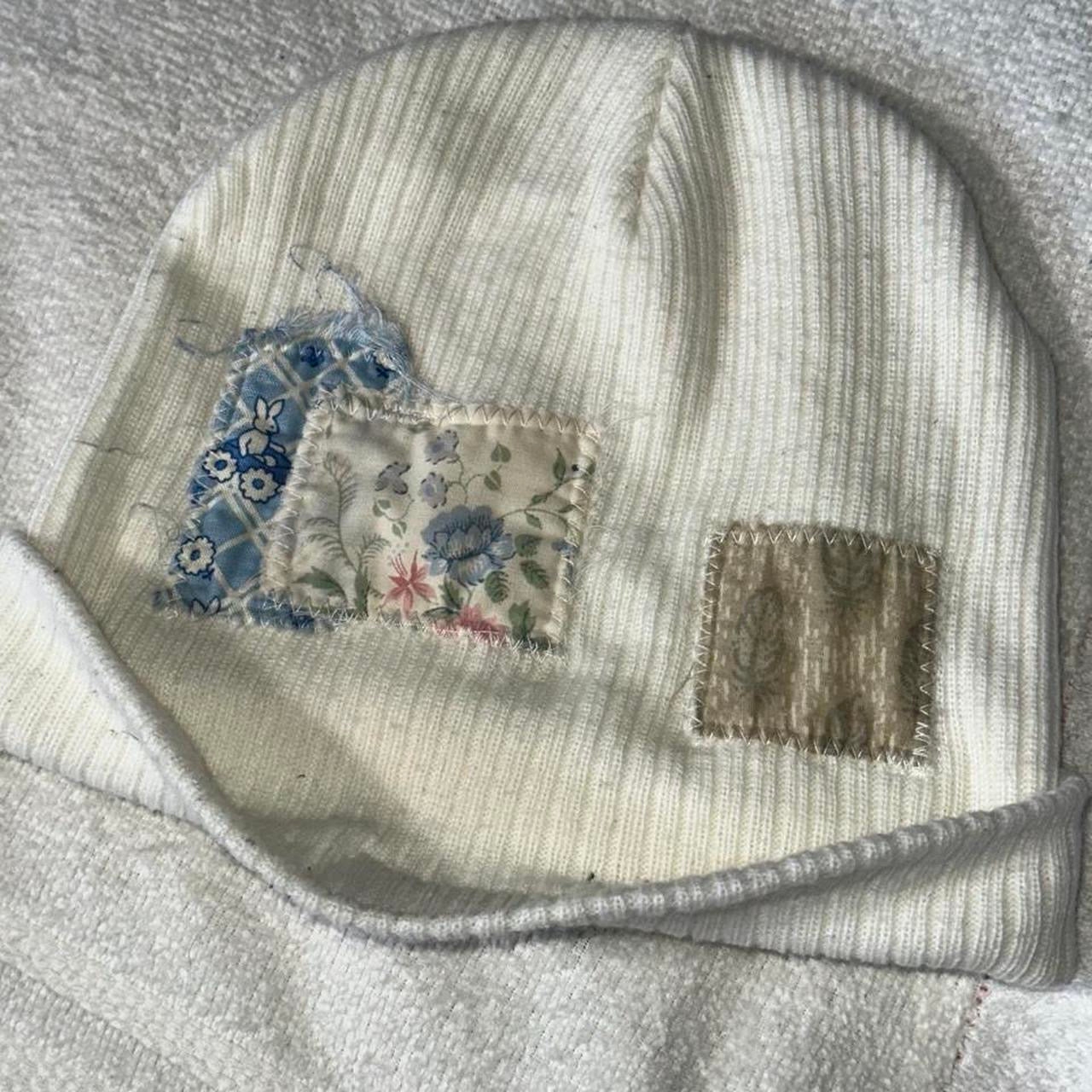 Blue Vanilla Patch Beanie