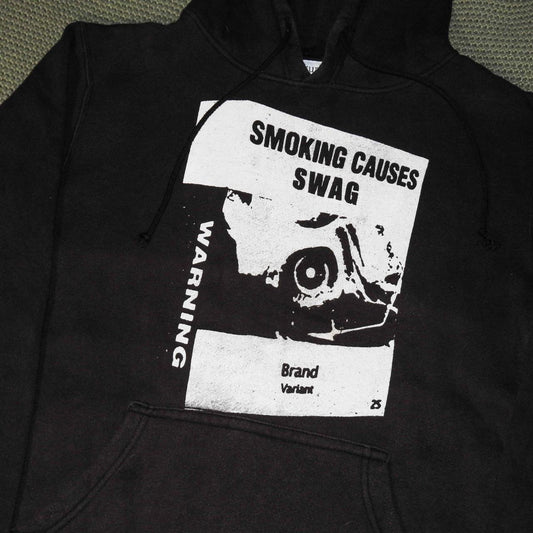 Smoking / Spirit Wolf Hoodie Black