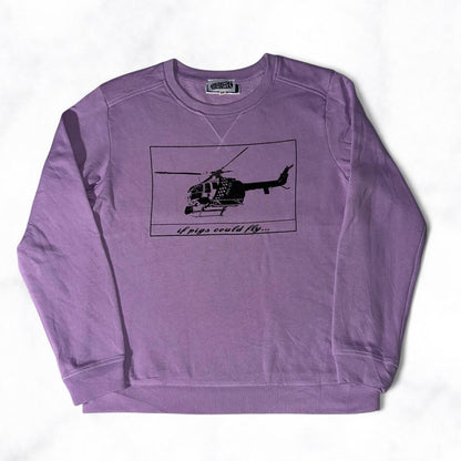 ‘if pigs could fly’ Jumper Lavender