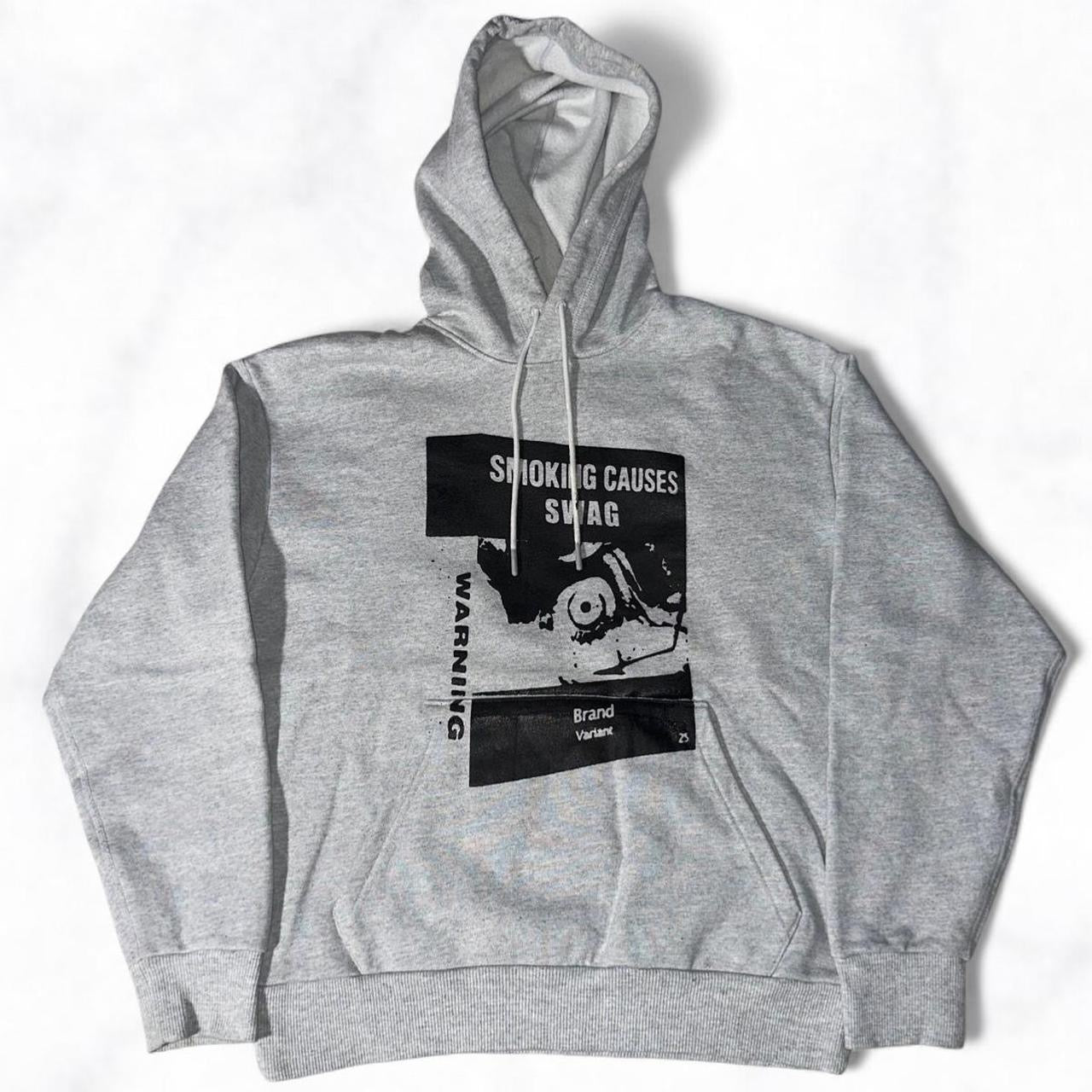 SMOKING CAUSES SWAG Hoodie Grey