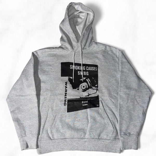 SMOKING CAUSES SWAG Hoodie Grey