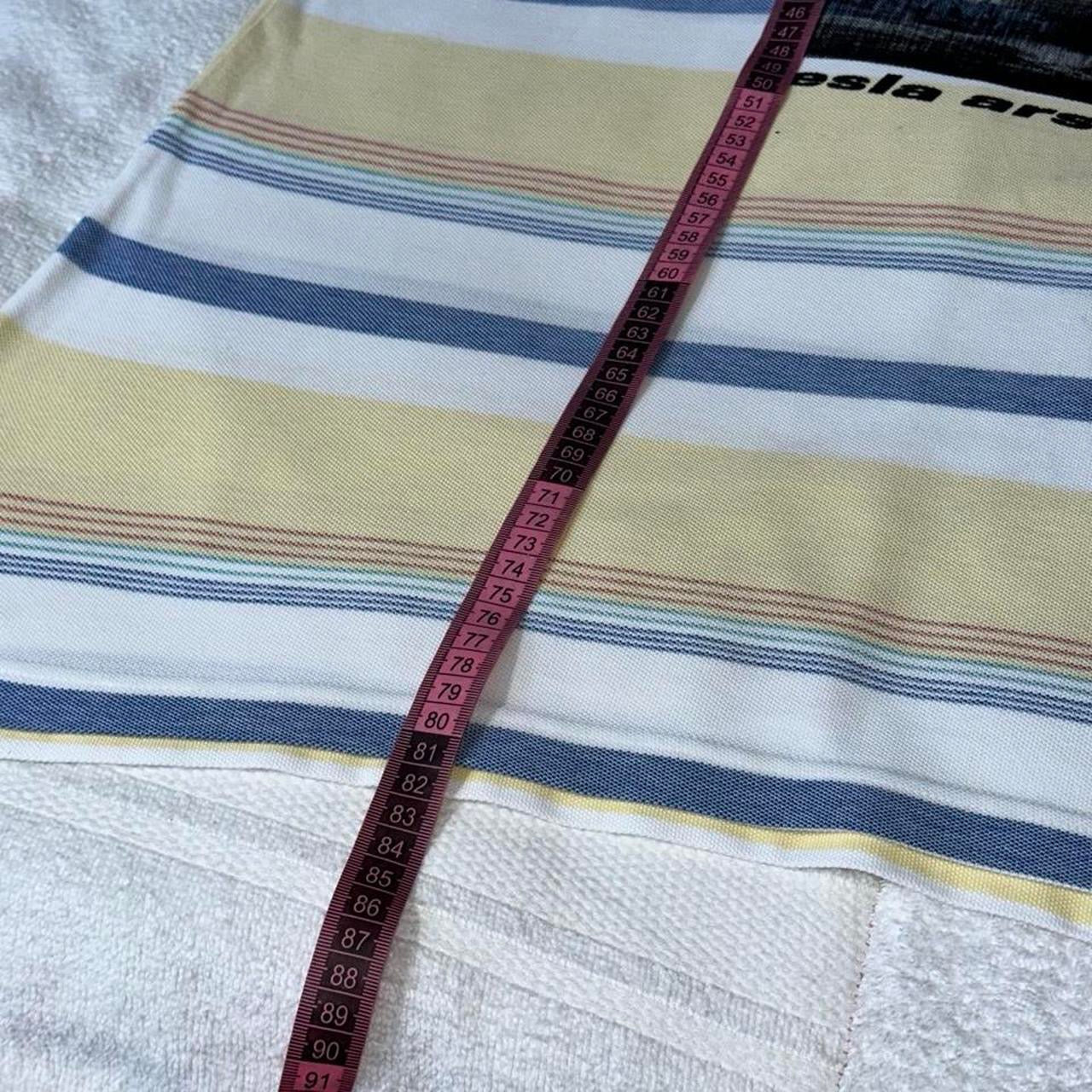 tesla arson service Polo Tee Striped
