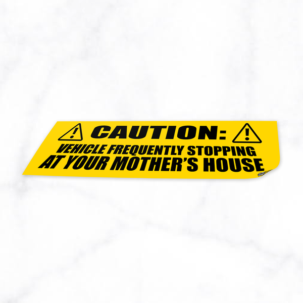 CAUTION Slap Sticker