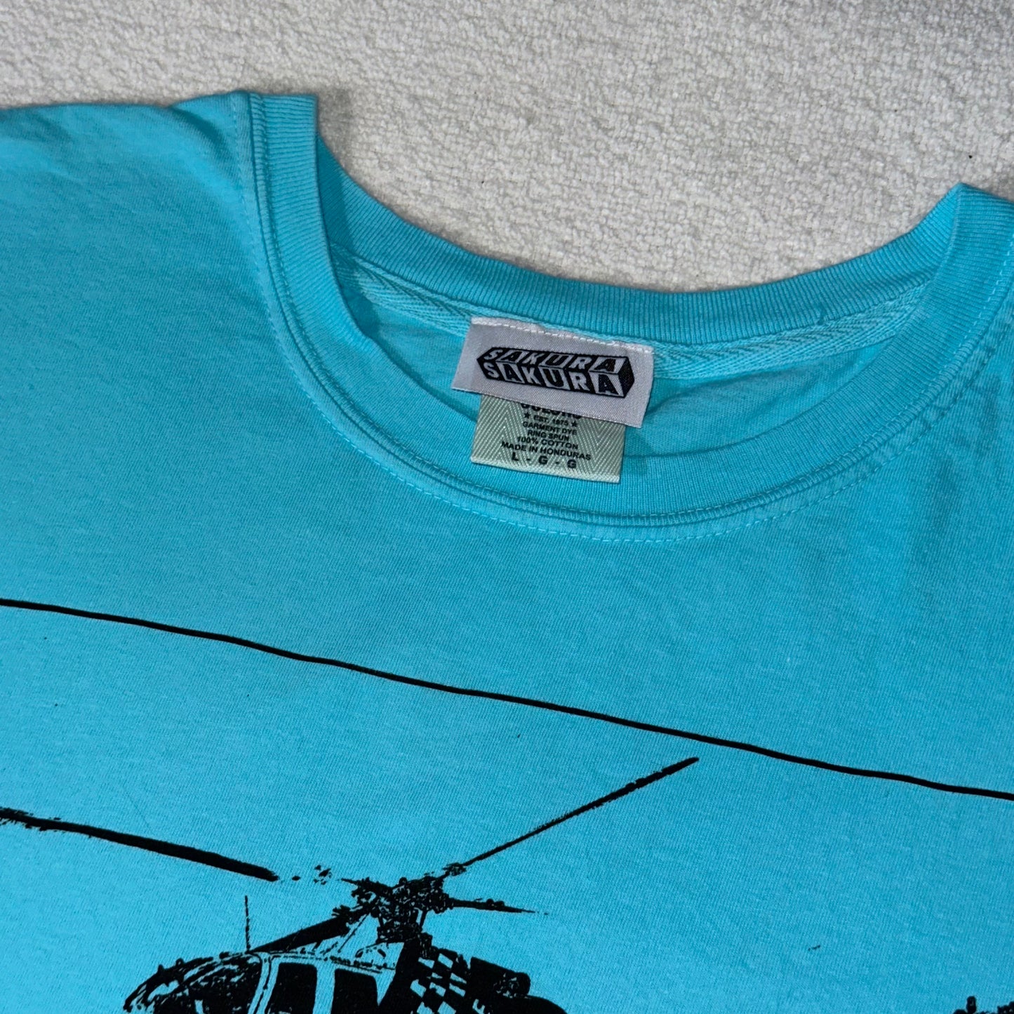 ‘if pigs could fly’ Tee Baby Blue