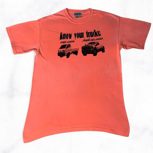 Know Your Trucks Tee Orange
