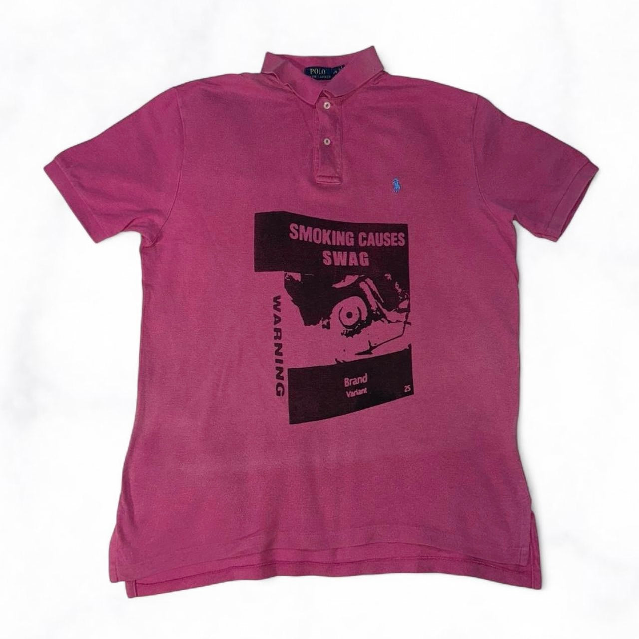 SMOKING CAUSES SWAG Ralph Lauren Polo Shirt