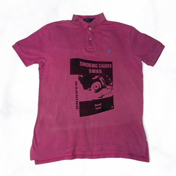 SMOKING CAUSES SWAG Ralph Lauren Polo Shirt