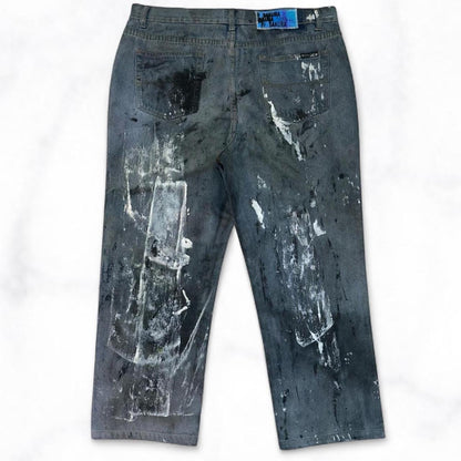 Ultra Distressed Relaxed Painter Jeans
