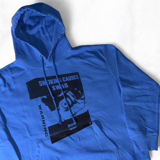 SMOKING CAUSES SWAG Hoodie Blue