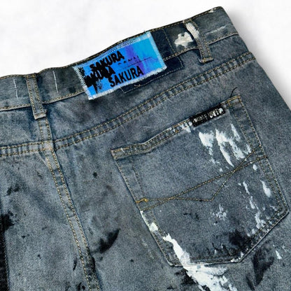 Ultra Distressed Relaxed Painter Jeans