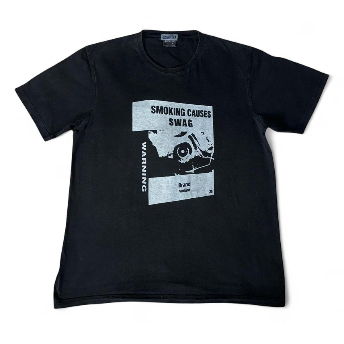SMOKING CAUSES SWAG Tee Black