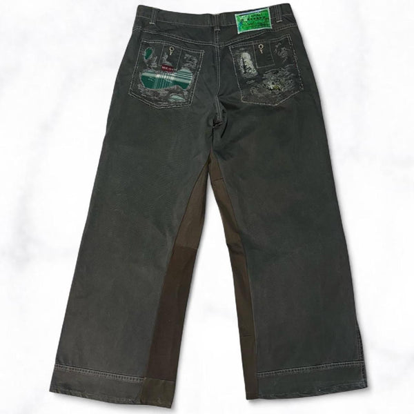 Patchwork Pocket Relaxed Pants