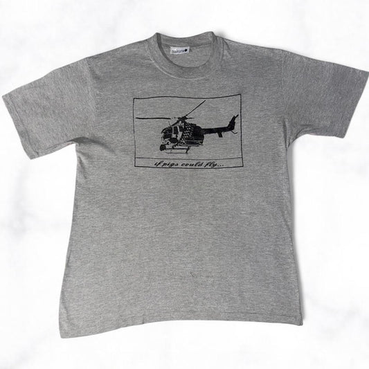 ‘if pigs could fly’  Tee Grey