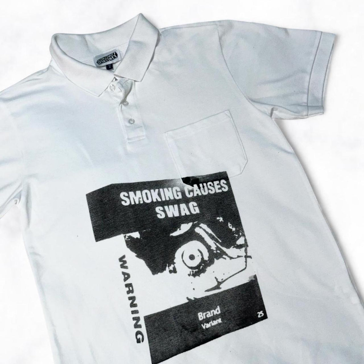 SMOKING CAUSES SWAG Polo Shirt