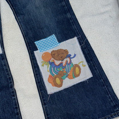 Teddy Bear Flare Jeans
