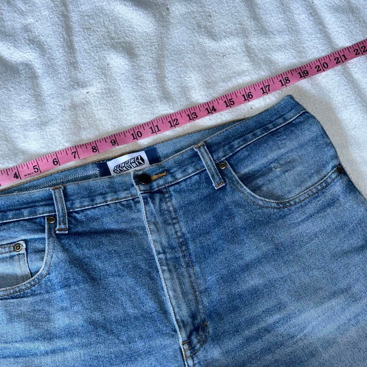 Anime Print Straight Jeans