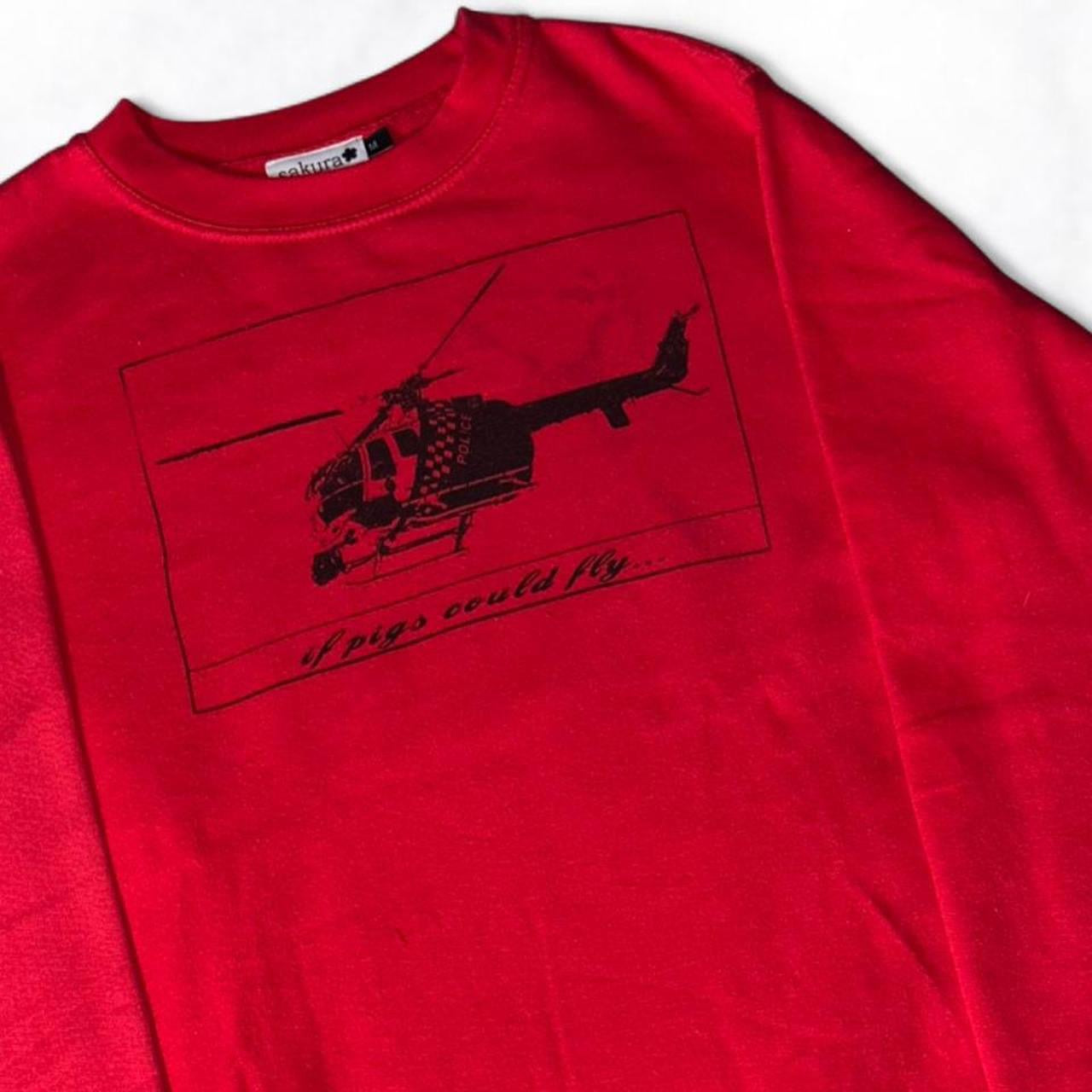 ‘if pigs could fly’ Jumper Red