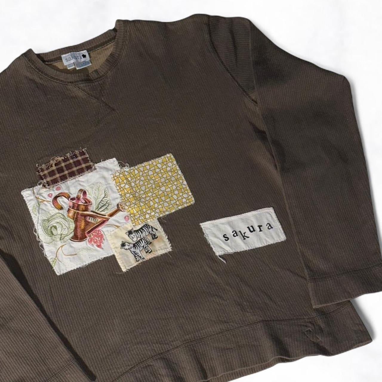 Scrap Patchwork Jumper Brown