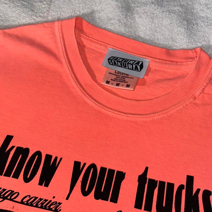 Know Your Trucks Tee Orange