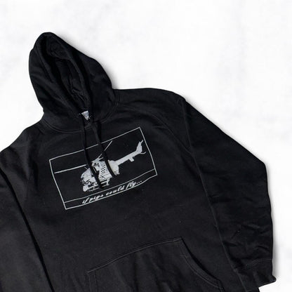 ‘if pigs could fly’ Hoodie Black