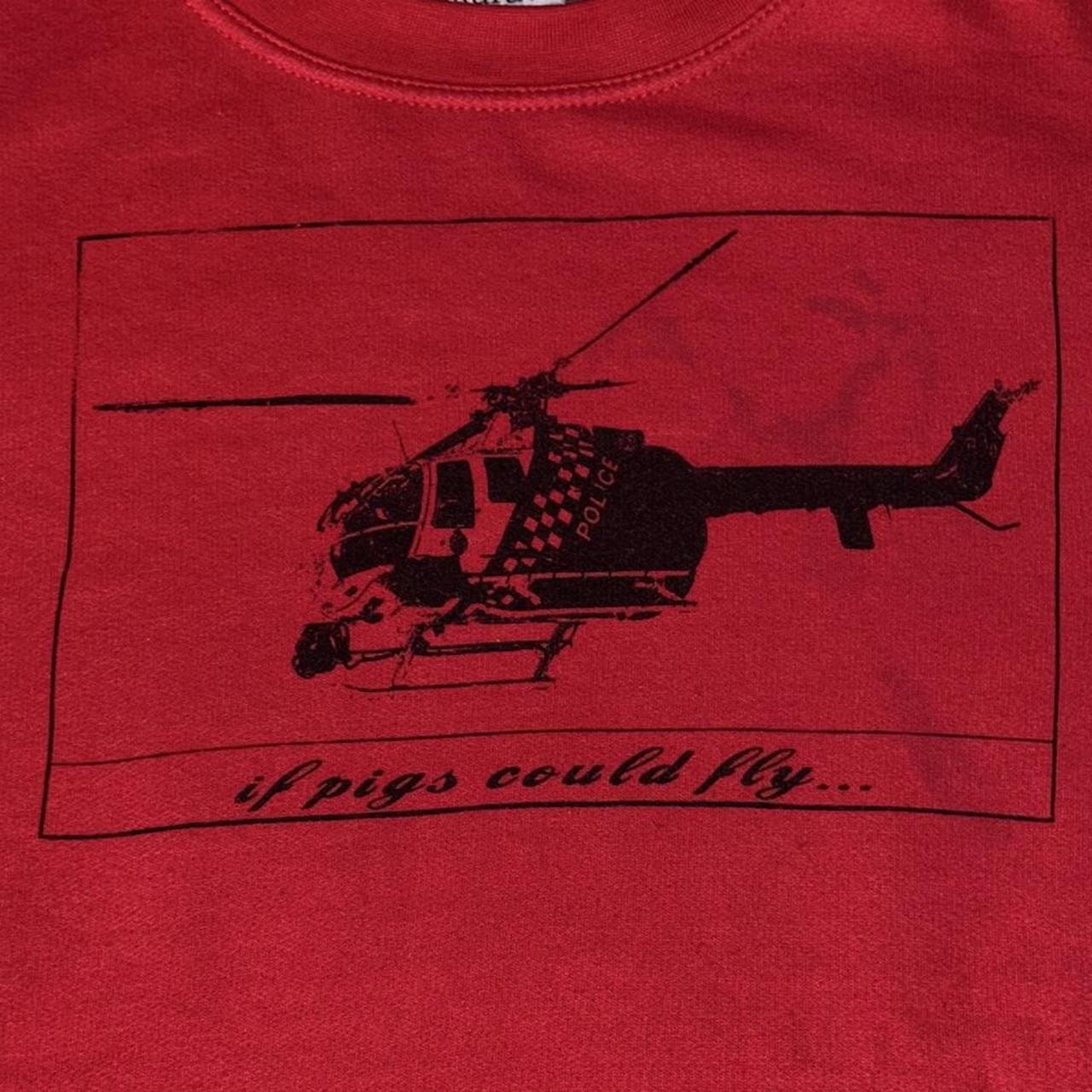 ‘if pigs could fly’ Jumper Red