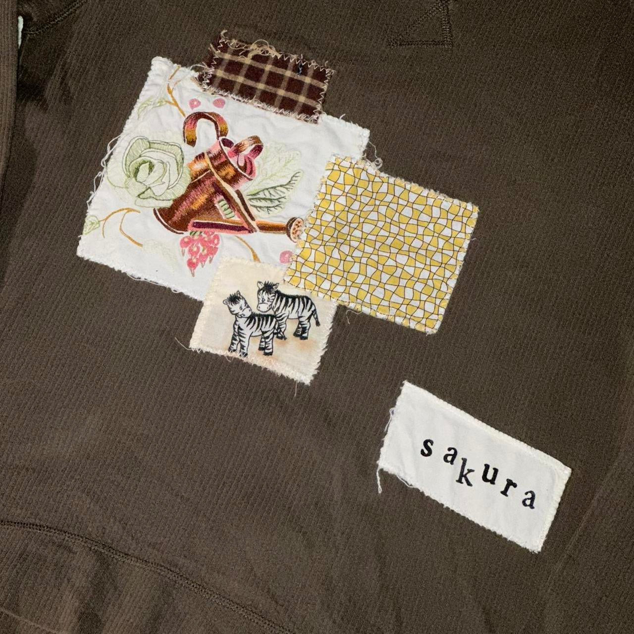 Scrap Patchwork Jumper Brown