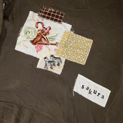 Scrap Patchwork Jumper Brown