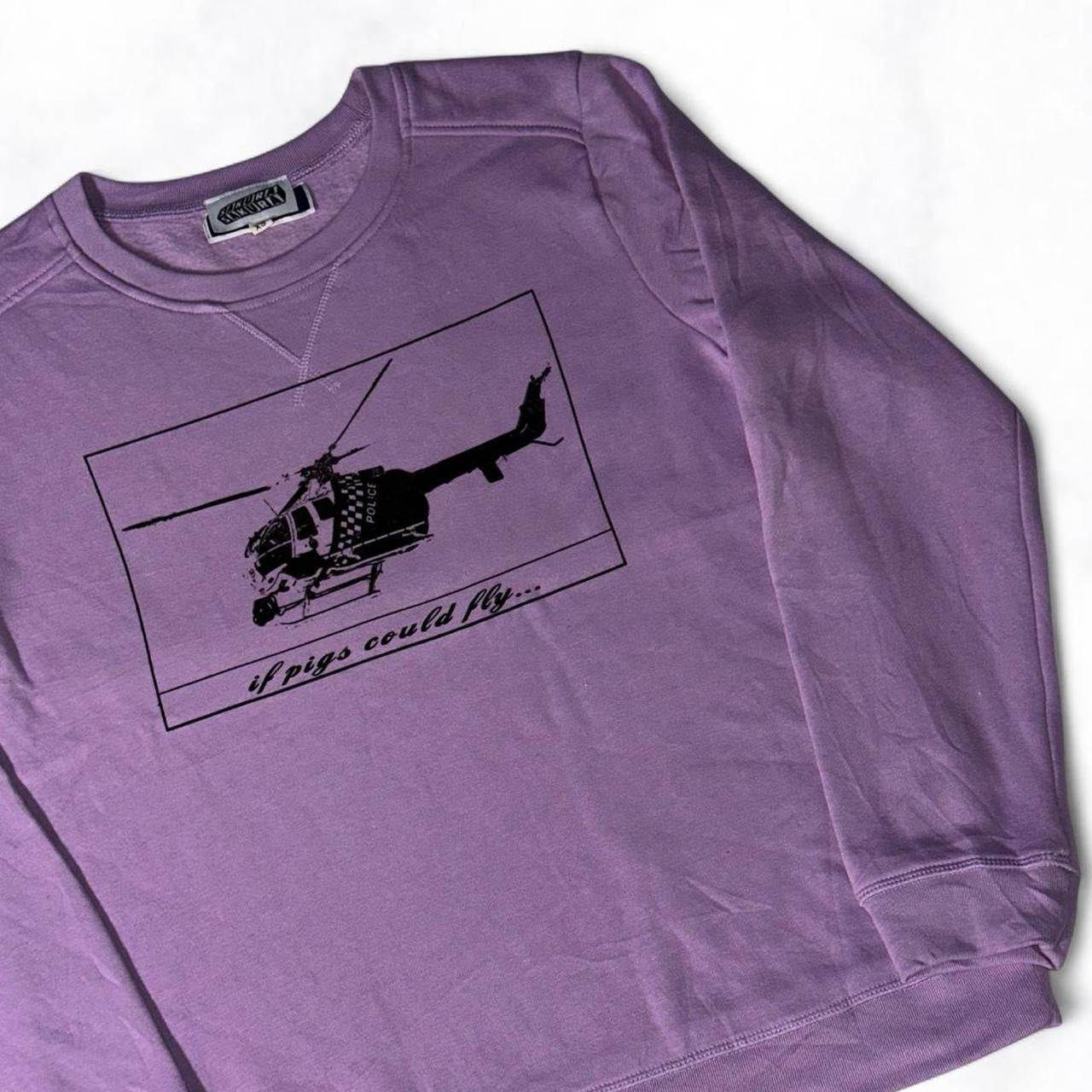 ‘if pigs could fly’ Jumper Lavender