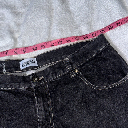 Scrap Patchwork Jorts Black