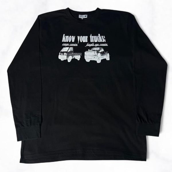 Know Your Trucks Long Sleeve Tee Black