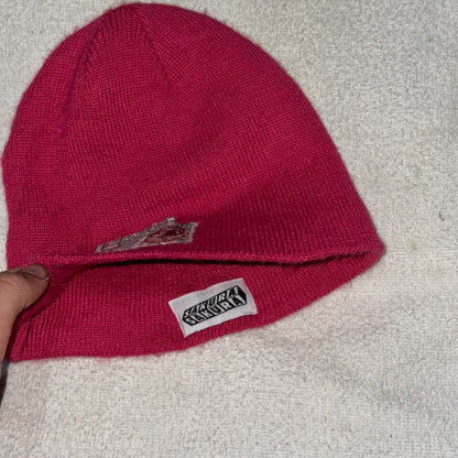 Pink Patchwork Beanie