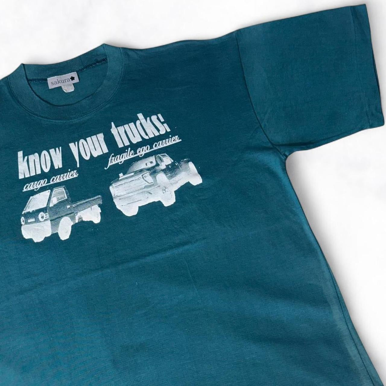 Know Your Trucks Vintage Tee Teal