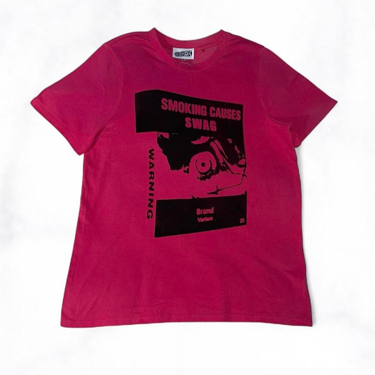 SMOKING CAUSES SWAG Baby Tee Pink