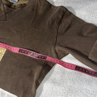 Scrap Patchwork Jumper Brown