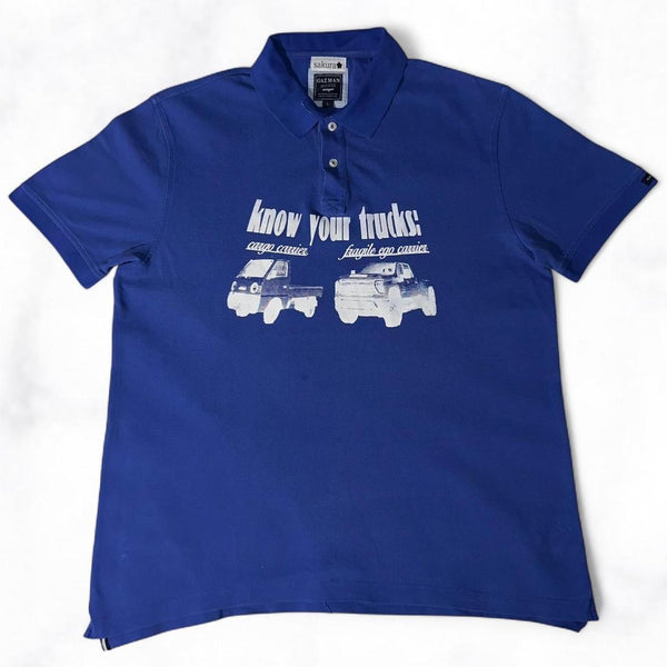 Know Your Trucks Polo Tee Blue