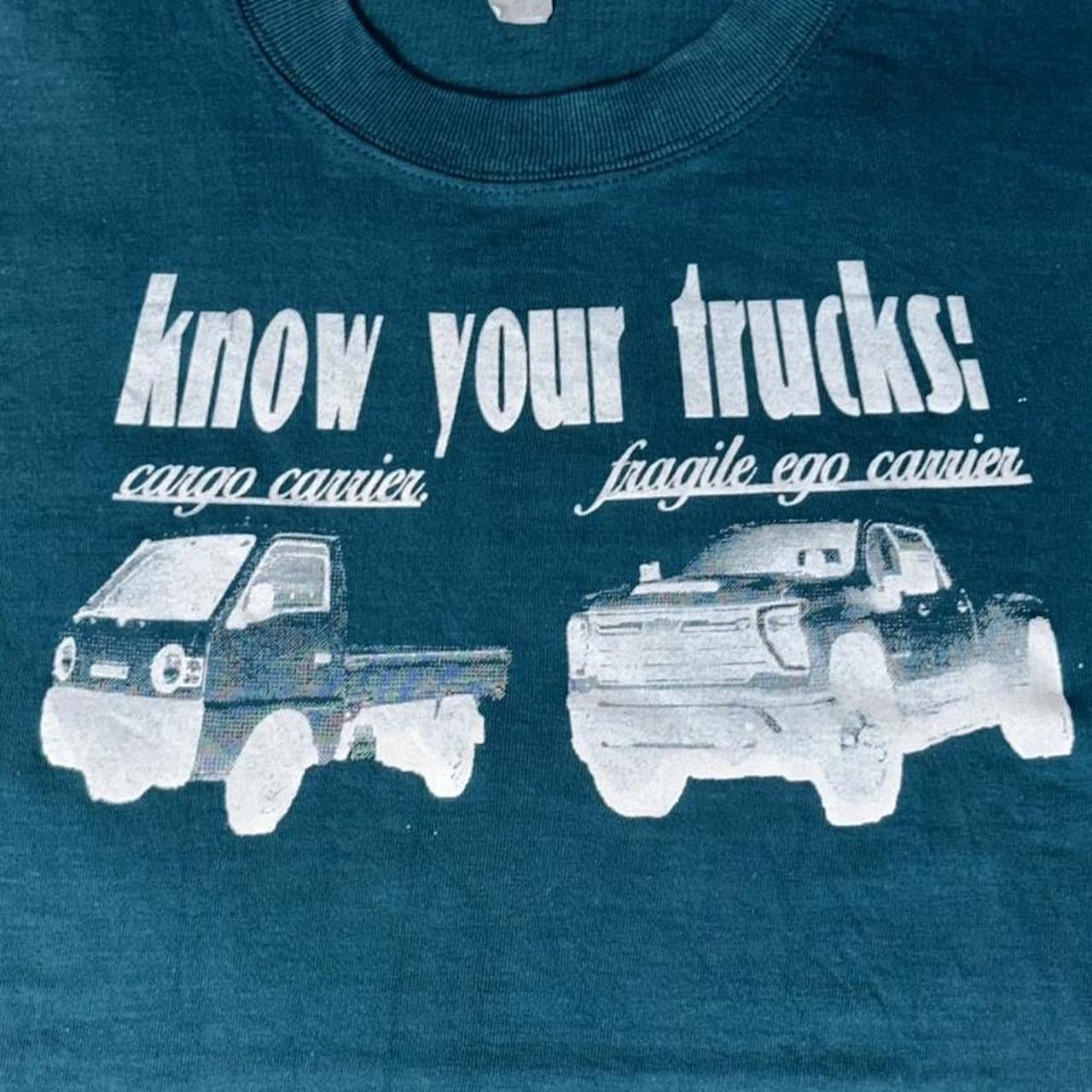 Know Your Trucks Vintage Tee Teal