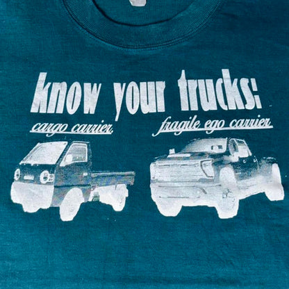 Know Your Trucks Vintage Tee Teal