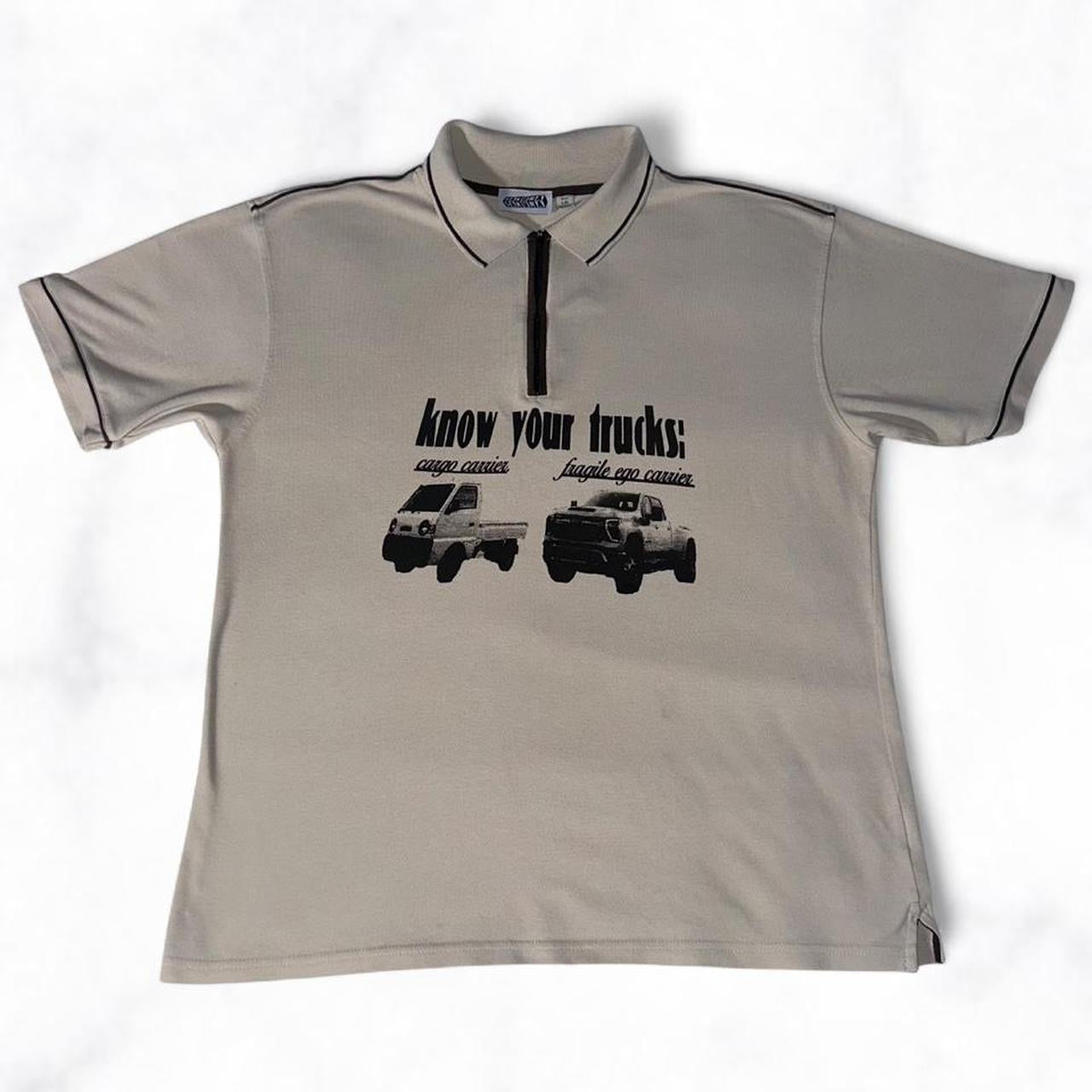 Know Your Trucks Polo Tee Beige