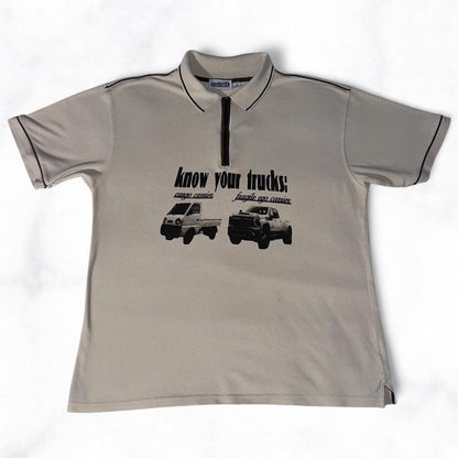 Know Your Trucks Polo Tee Beige