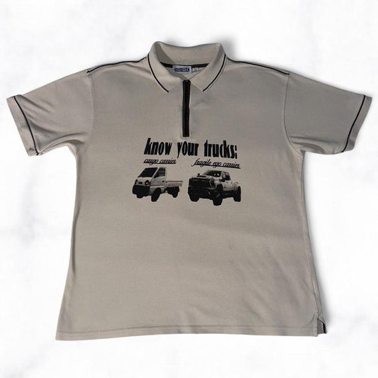 Know Your Trucks Polo Tee Beige