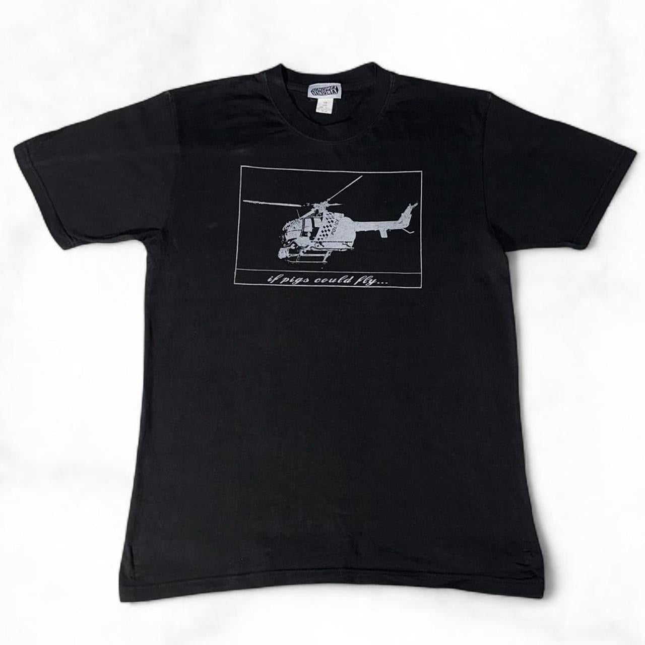 ‘if pigs could fly’ Tee Black