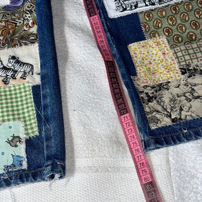 ‘Janette’ Scrap Patchwork Jeans