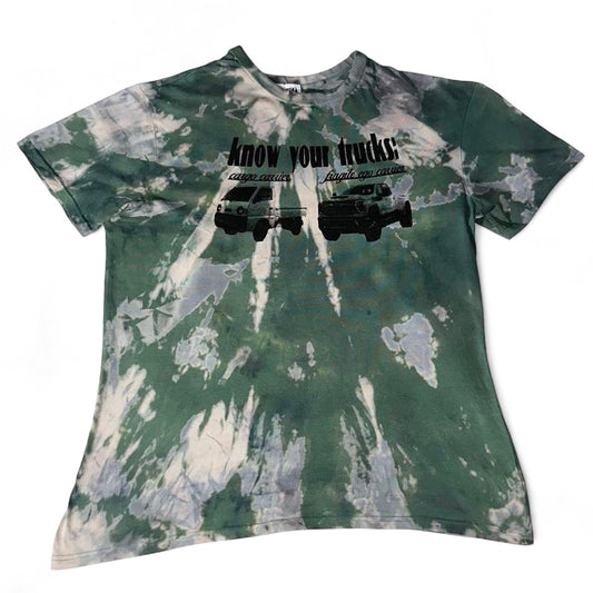 Know Your Trucks Tee Tie Dye Green