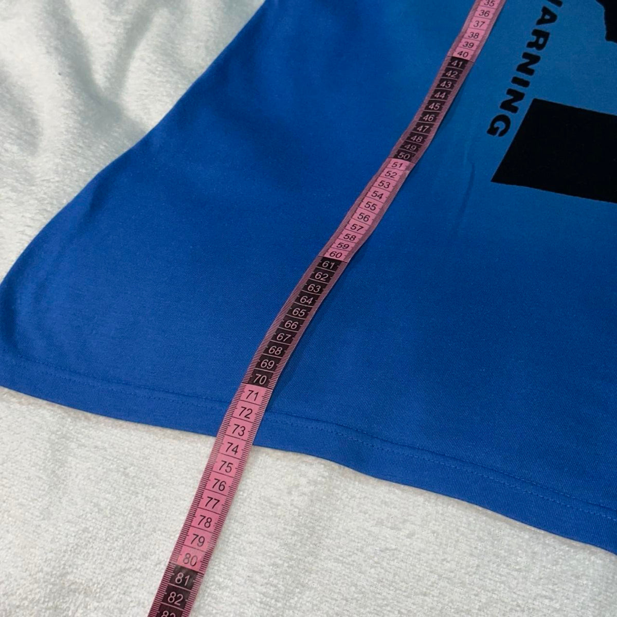 SMOKING CAUSES SWAG Slazenger Tee Blue