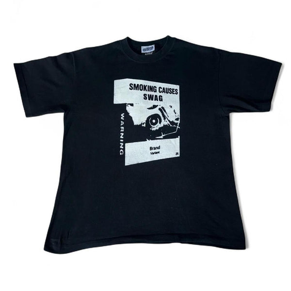 SMOKING CAUSES SWAG Tee Black