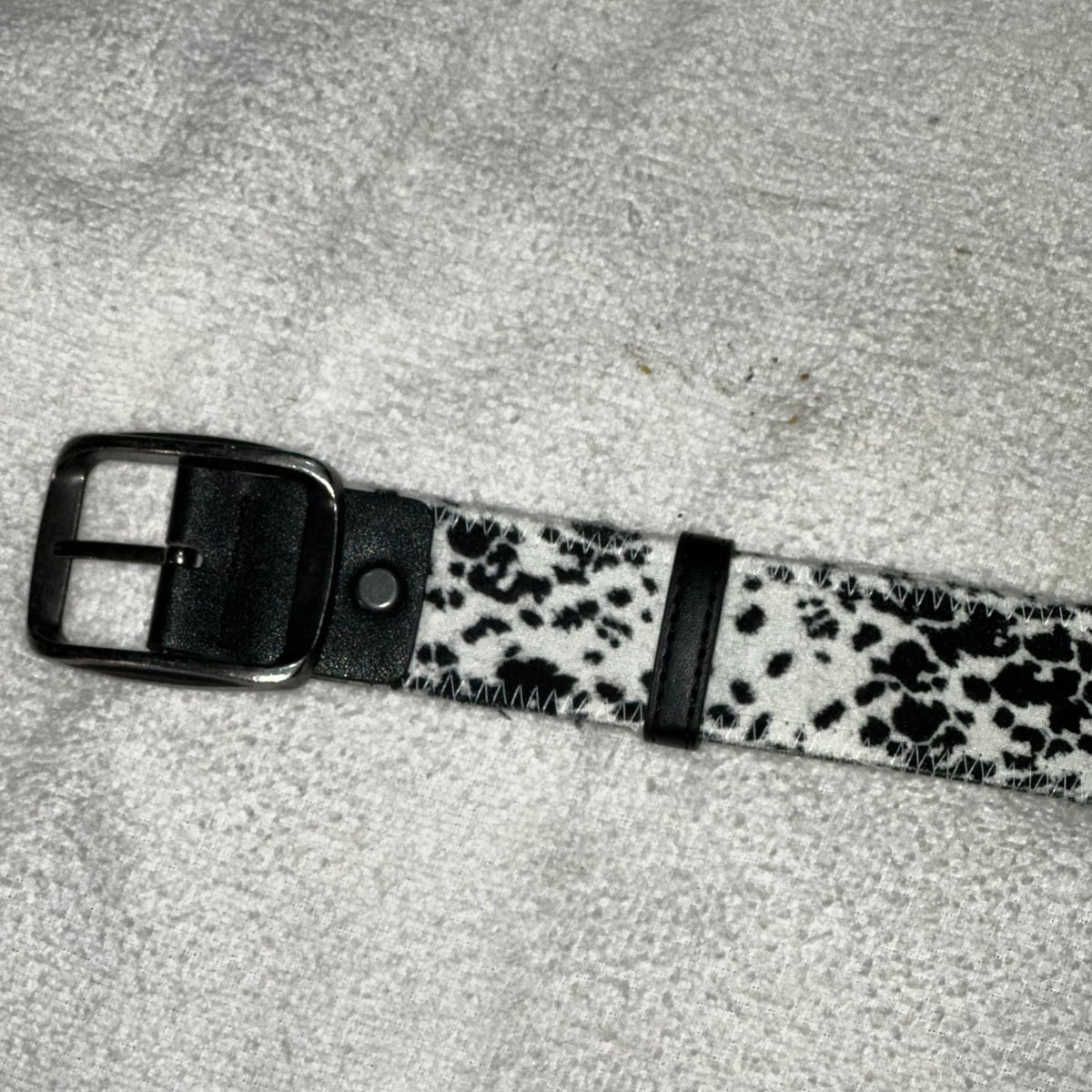 Cow Print Belt