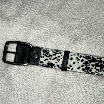 Cow Print Belt
